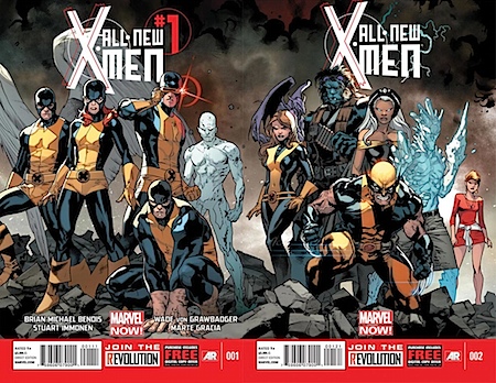 all new x men 1 2 02 tm Marvel release a first look at All New X Men #1
