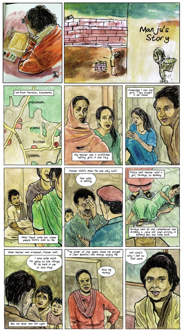  Kick Watcher: Graphic Journalism on Human Trafficking in Nepal and INTERVIEW with Dan Archer