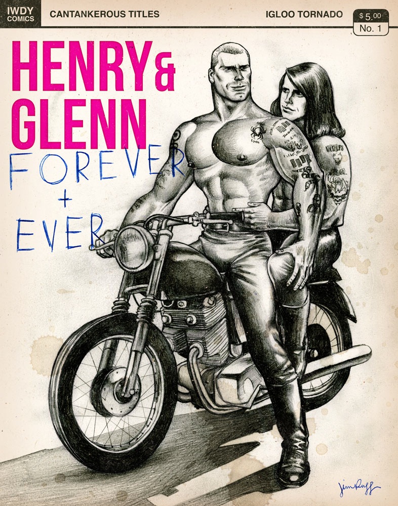 tumblr megx1ajmgK1r83ysto1 1280 Nice art: Jim Rugg covers Henry & Glenn Forever & Ever #1...