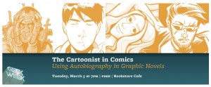 66896 10152624611110523 2051529645 n 300x124 On the Scene: The Cartoonist in Comics at Housing Works with Haspiel, Fingerman, Gulledge, Young