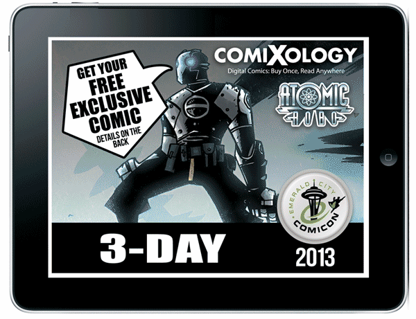 ECCC13 AtomicRobo Digital Exclusive lrg Emerald City Comic Con kicks off today