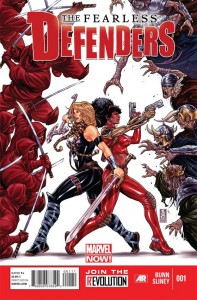 fearless defenders 01 197x300 Mini Marvels: Fearless Defenders, Cheesecake for Women!