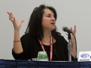 mbrittany nocenti panel 3 300x225 On the Scene: WonderCon 2013, Ann Nocenti and Jim Lee Enthuse about Comics
