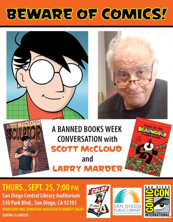 boc thumb To do tonight, San Diego: Scott McCloud and Larry Marder on Banned Books Week