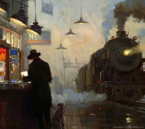railway station painting Willingham and Weldon among those who will be writing on trains for a long time