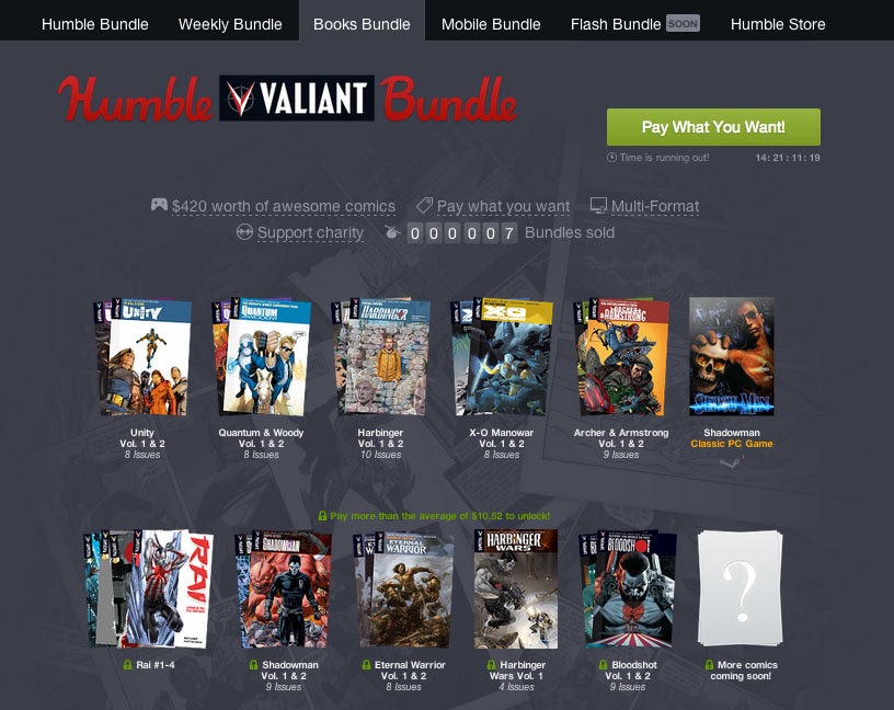 valiantbundle A week left to get in on the Valiant Humble Bundle