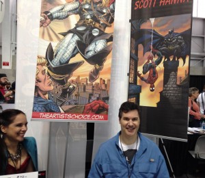 ScottHanna 300x260 Walking through Artists Alley at New York Comic Con 2014