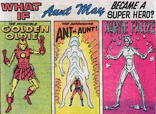 What if Aunt May became a superhero Marvel Movie Shocker #2: Aunt May to star in standlone spy movie?