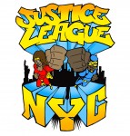 JLeagueLogoColor 143x150 Gotham Greets the Justice League