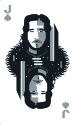 jon snow Game of Thrones Playing Cards