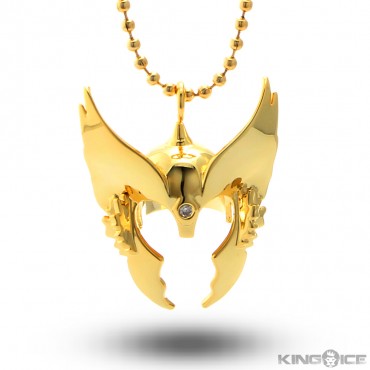 king ice thor helmet necklace nkx10404 11001 Gift Guide: King Ice jewlery for the bling loving nerd in your life