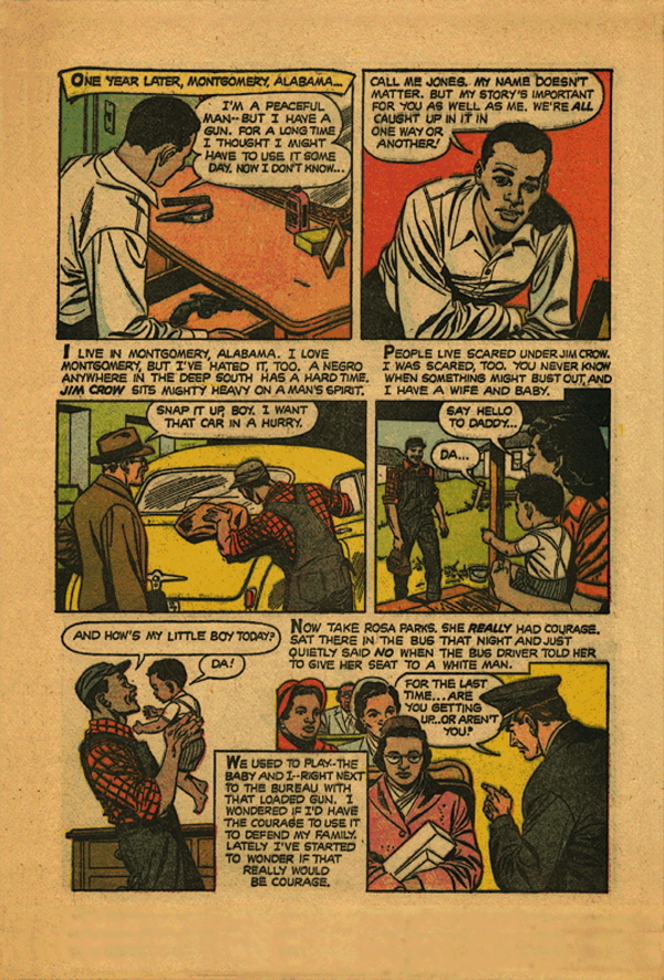 comic book 1957pg3 Todays reading: The Montgomery Story starring Martin Luther King, Jr.