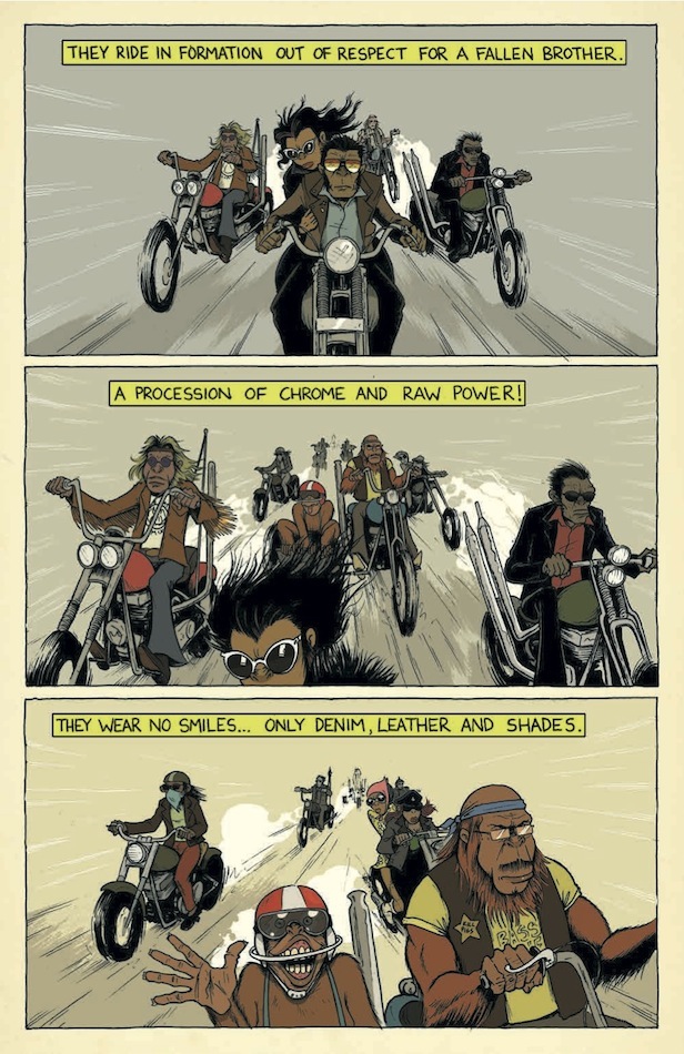 eeae6d97 709d 4782 9435 a0dafd986bf9 PREVIEW: THE HUMANS are actually apes on bikes