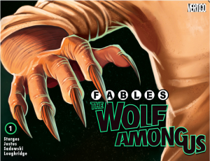 fables1cover 300x230 Review: Fables: The Wolf Among Us stars a well realized wolf in Sheriffs clothing 