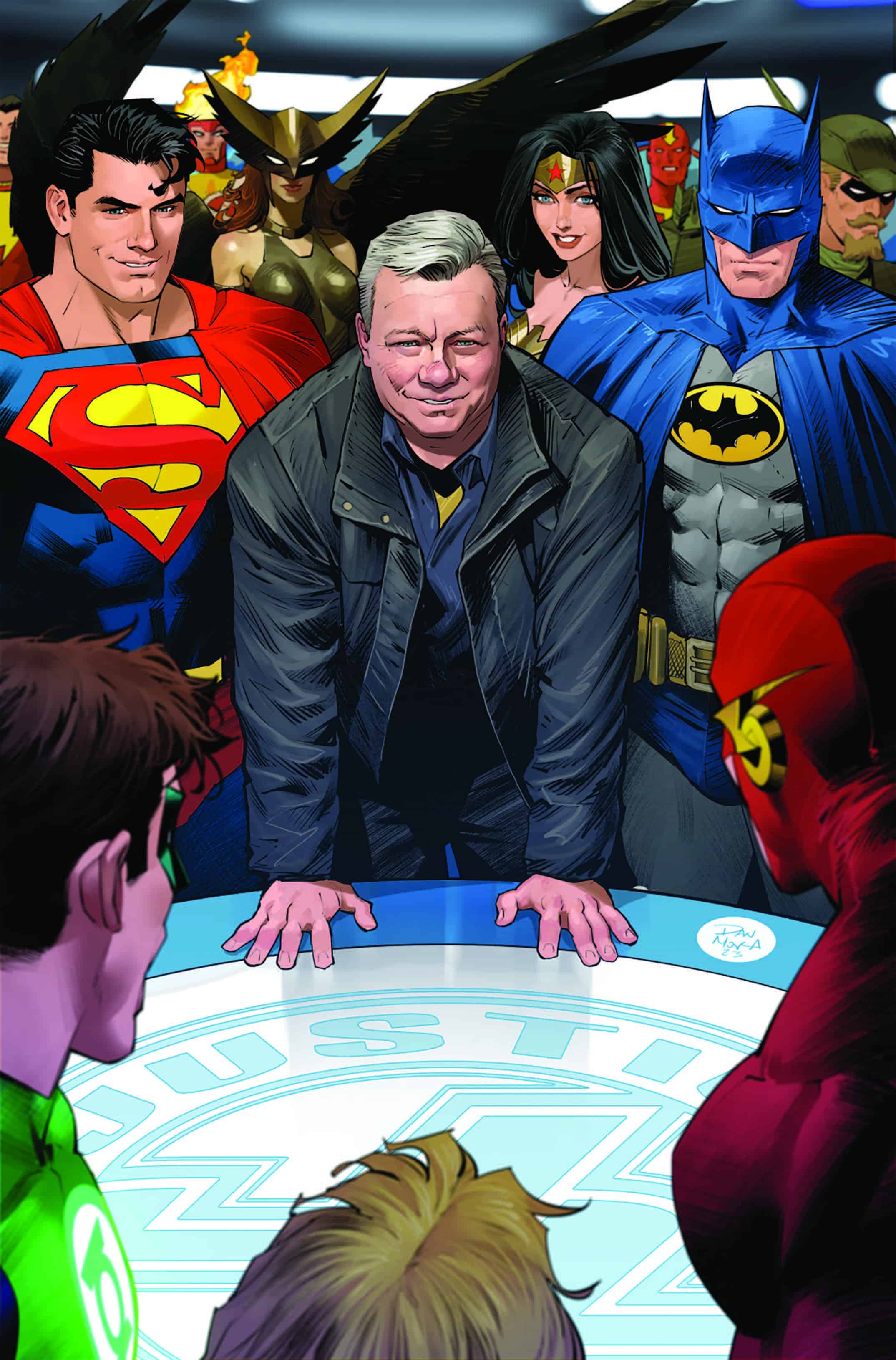 The Justice League Meets William Shatner On New WORLD S FINEST Cover