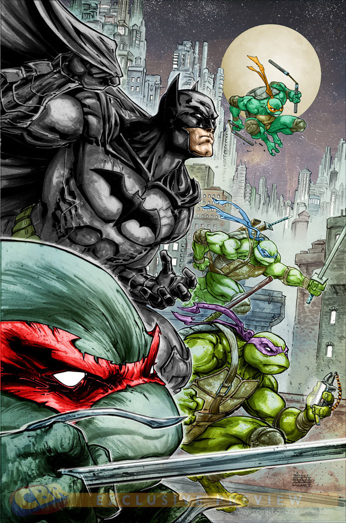 SDCC '15: DC and IDW Team Up to Present Batman and Teenage Mutant Ninja  Turtle Crossover