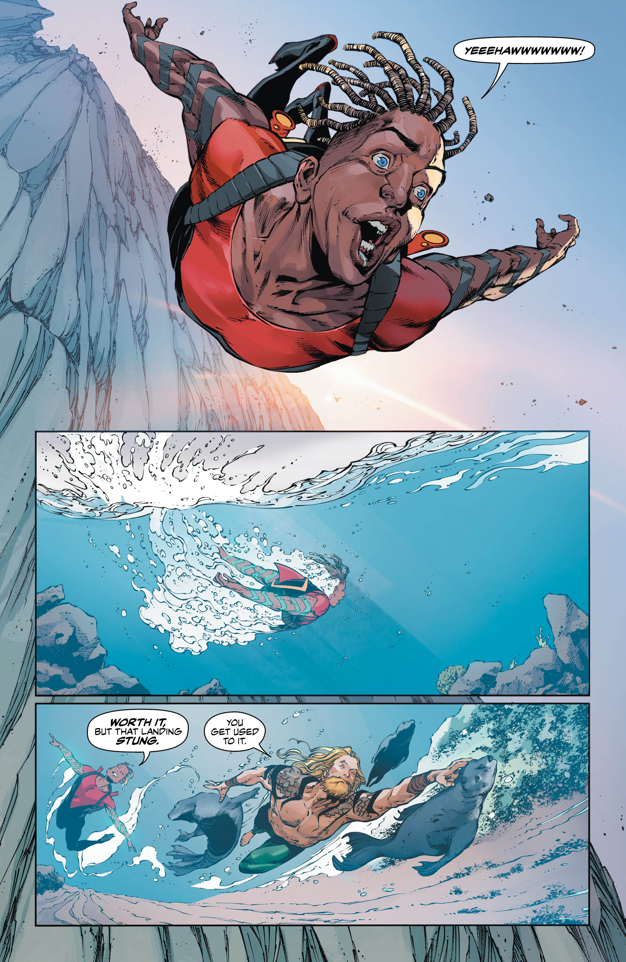 DC ROUND-UP: Arthur Curry's taking it easy in AQUAMAN #51