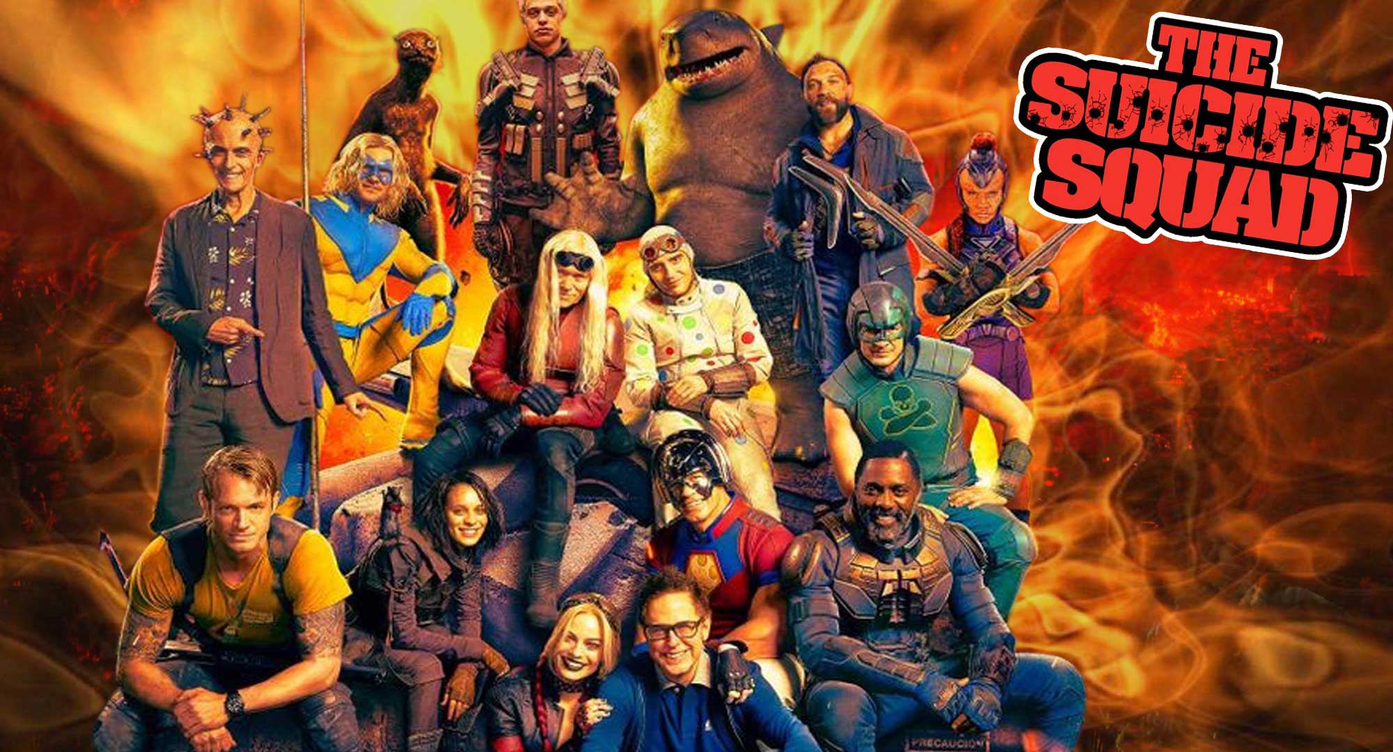 Who Are All The People In The Suicide Squad Cast Photo?
