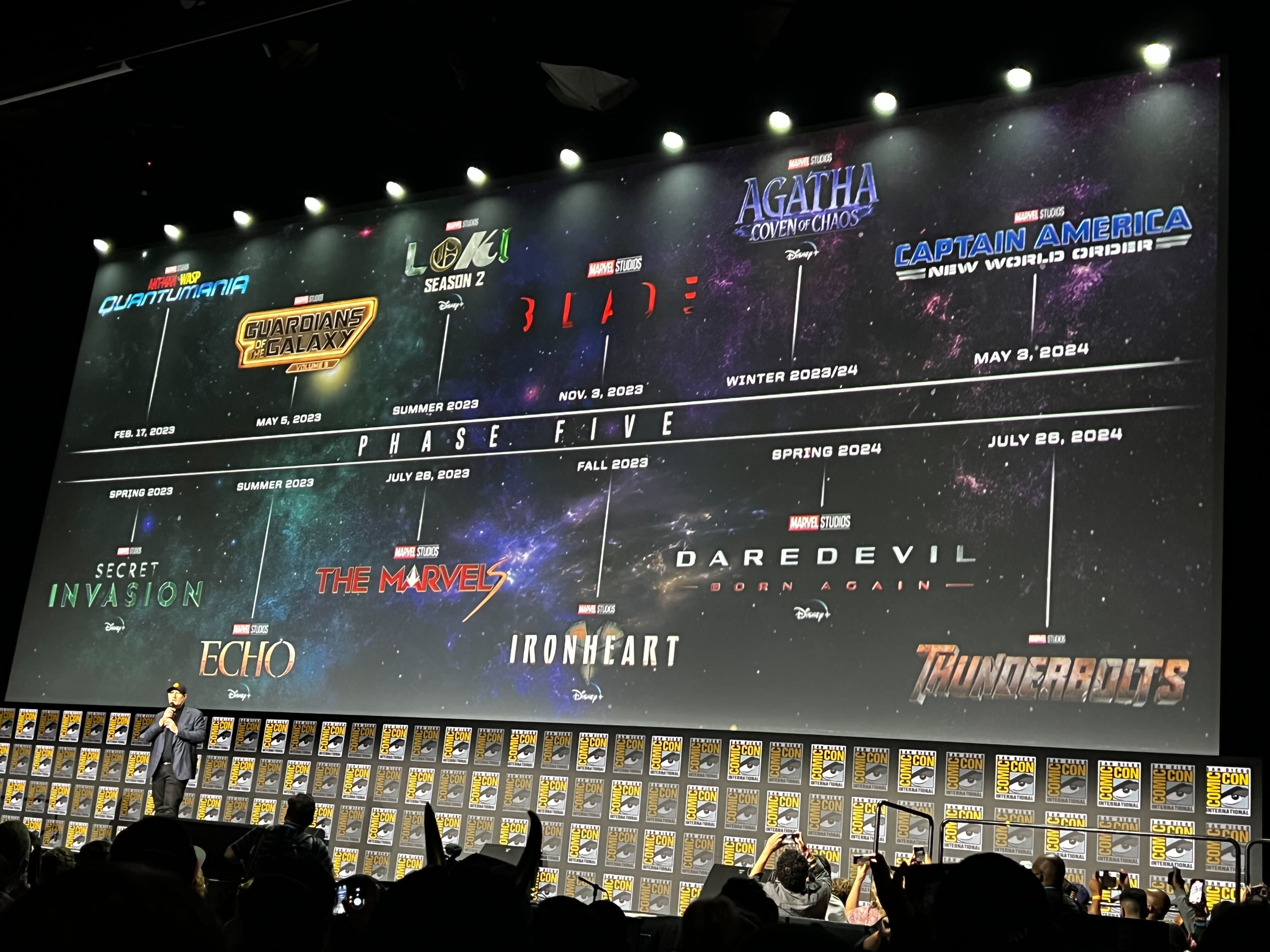 SDCC '22: A Marvel Phase 5 Timeline And More From The Studio's Hall H Panel