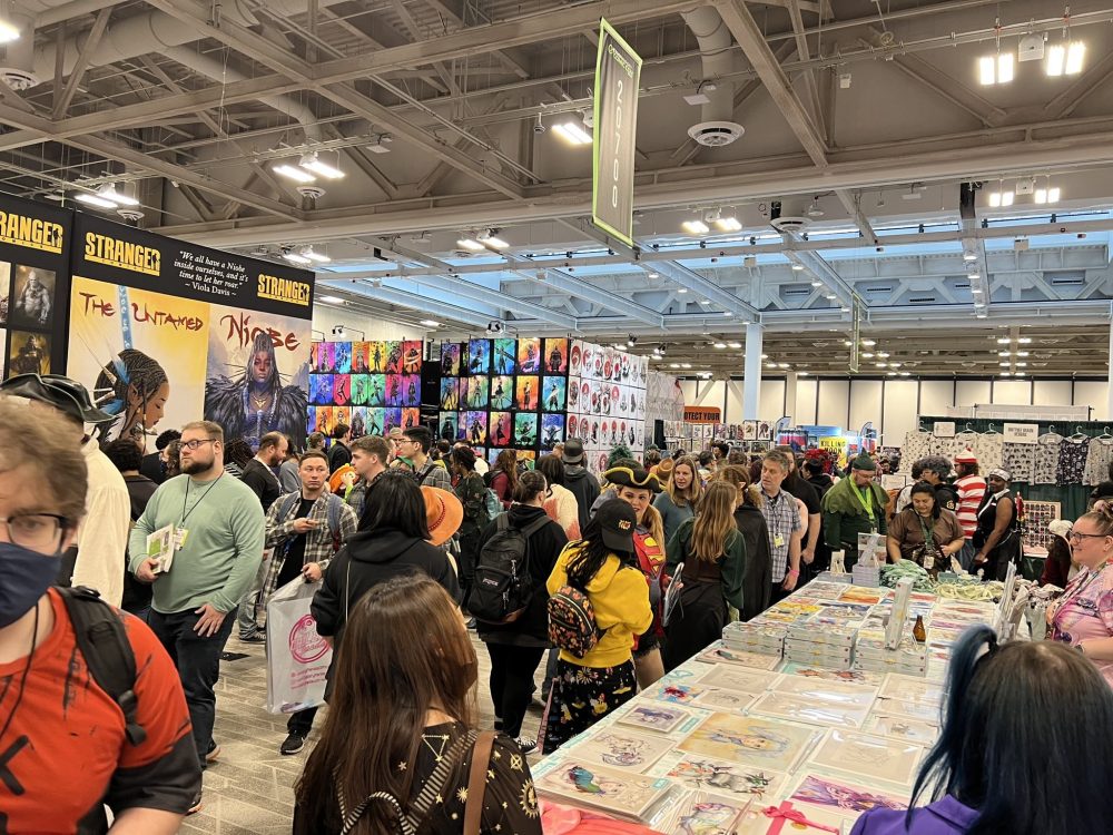 2nd Floor Exhibit Hall at Emerald City Comic-Con 2023