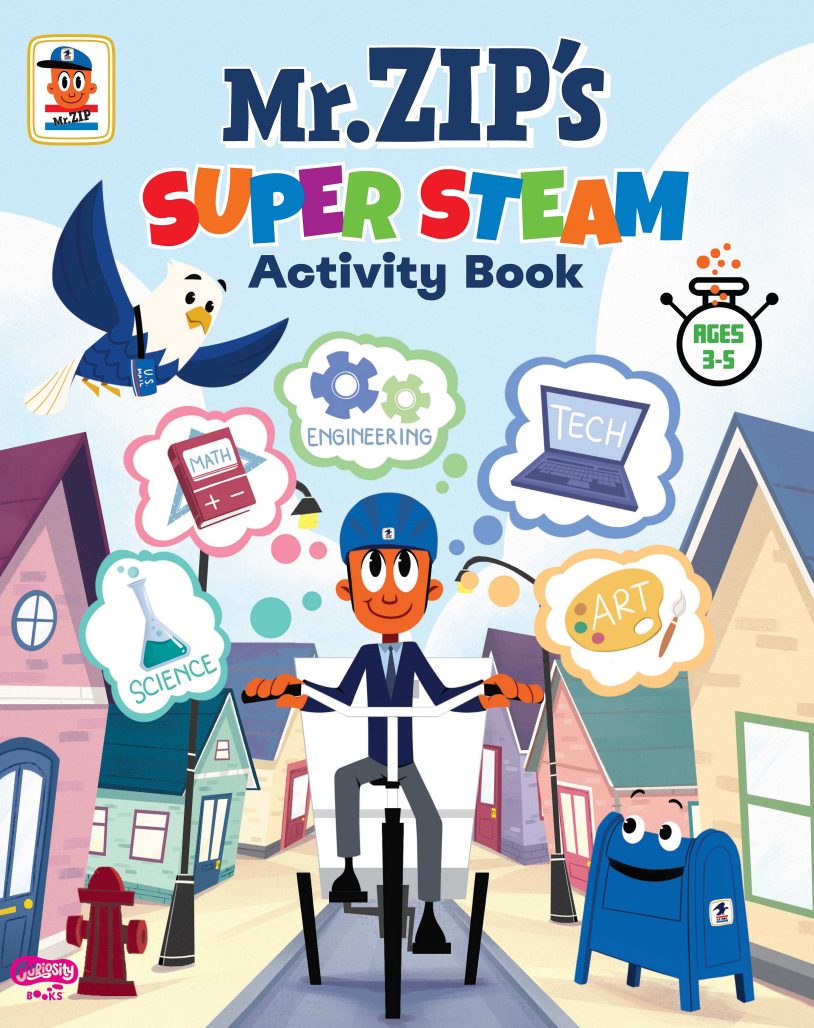 Mr. ZIP Super Steam Activity Book cover