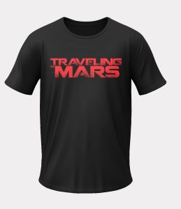 traveling to mars t-shirt