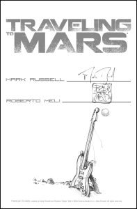 traveling to mars signed bookplate