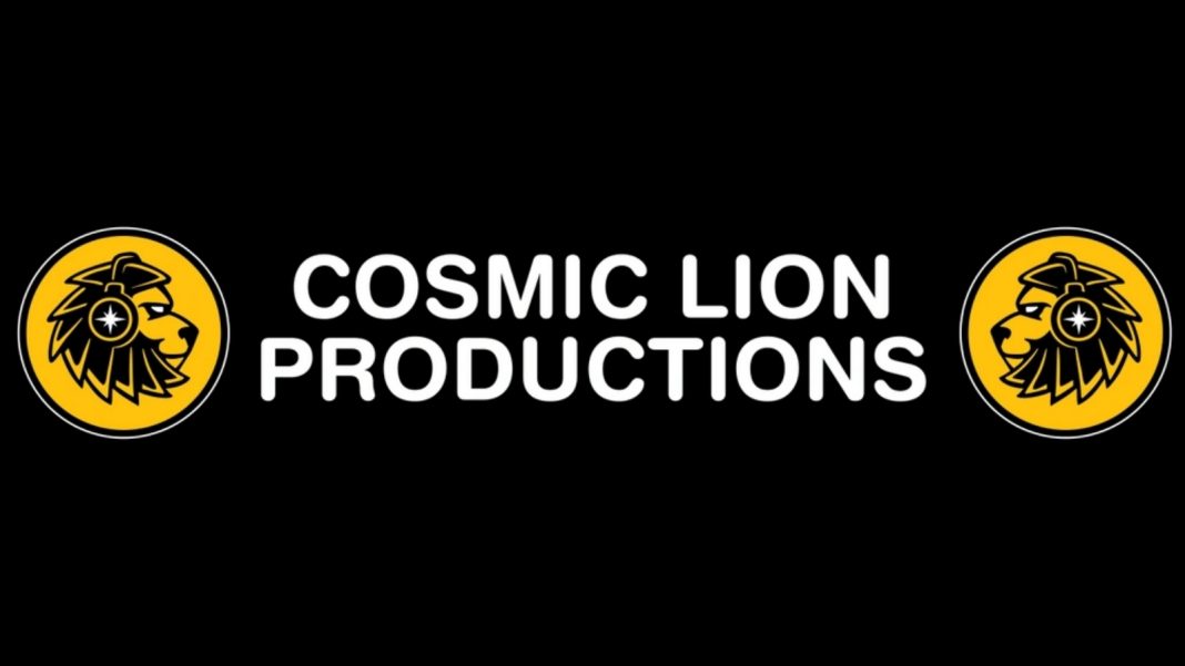 Cosmic Lion Productions logo banner
