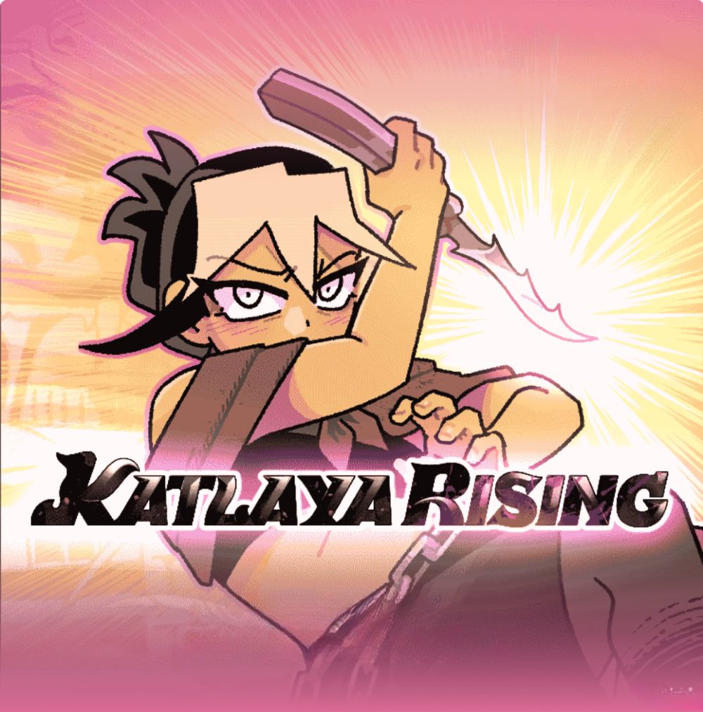 katlaya rising logo katlaya with knife