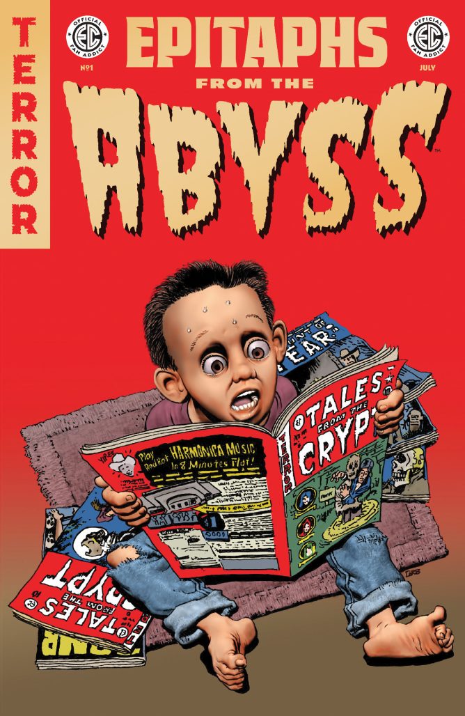 Epitaphs from the Abyss cover collectible at SDCC '24