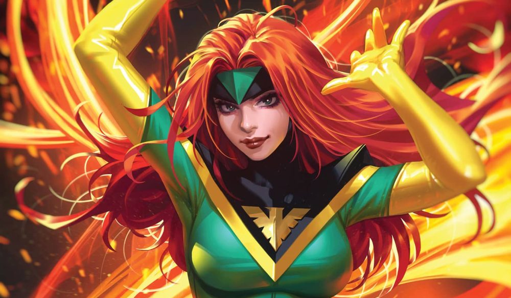 PHOENIX #2 has a new Jean Grey in cosmic flame cover by DERRICK CHEW