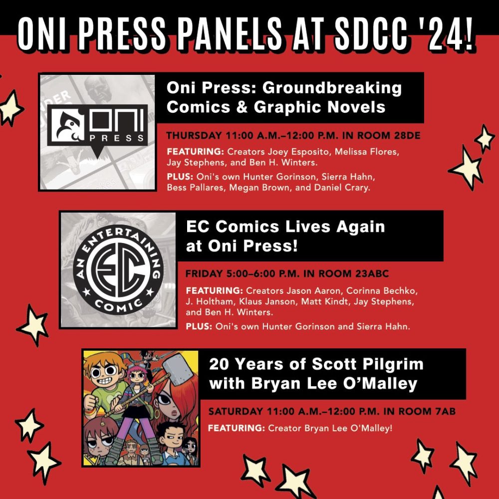 Oni Press Panels at SDCC '24