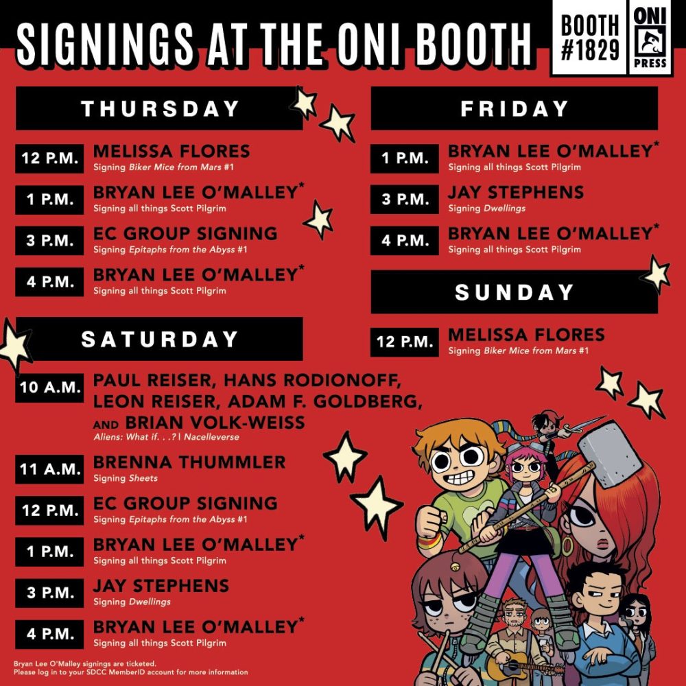 Oni Press Signings at SDCC '24