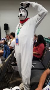 Snoopy cosplayers at SDCC 2024