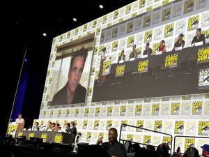 Photo of the Penguin Panel in Hall H at San Diego Comic-Con 2024 by Robert Powers