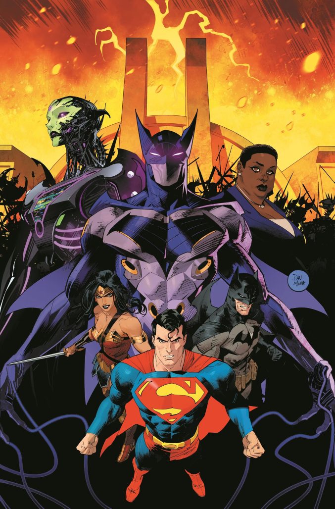 Justice League Unlimited art by Dan Mora