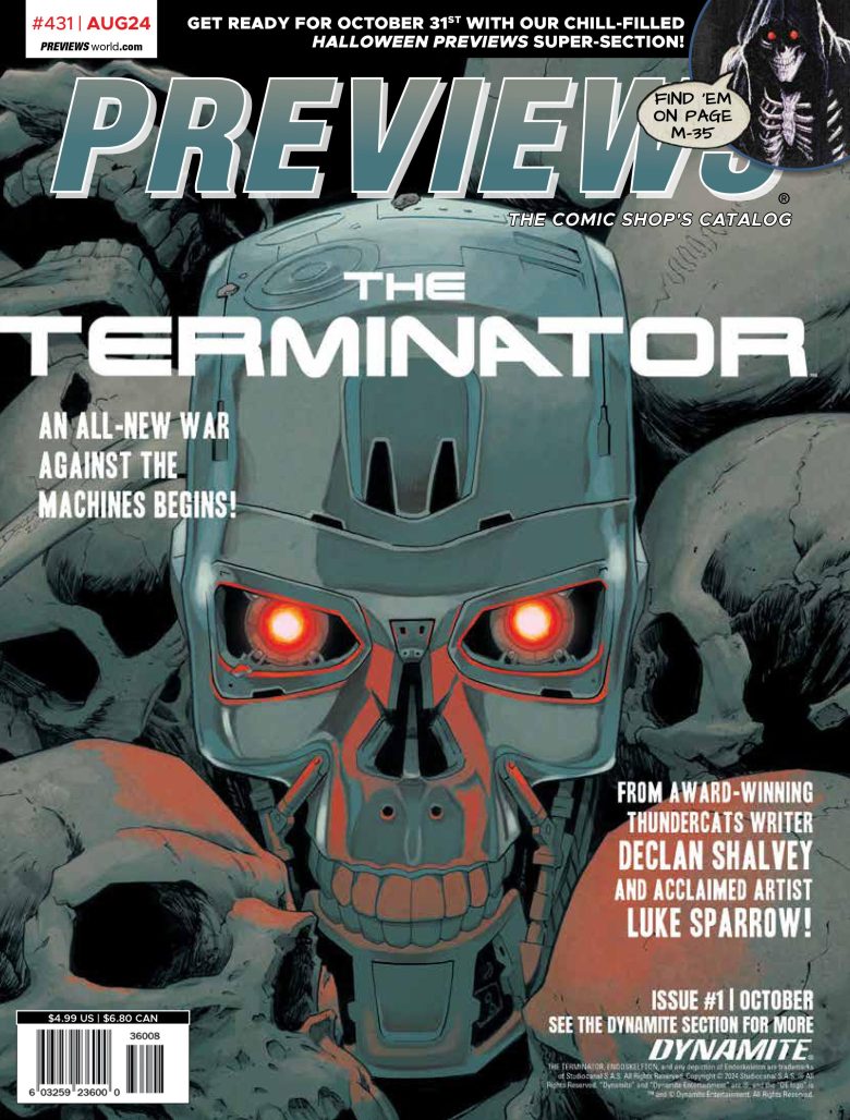 The Terminator appears in preview magazine