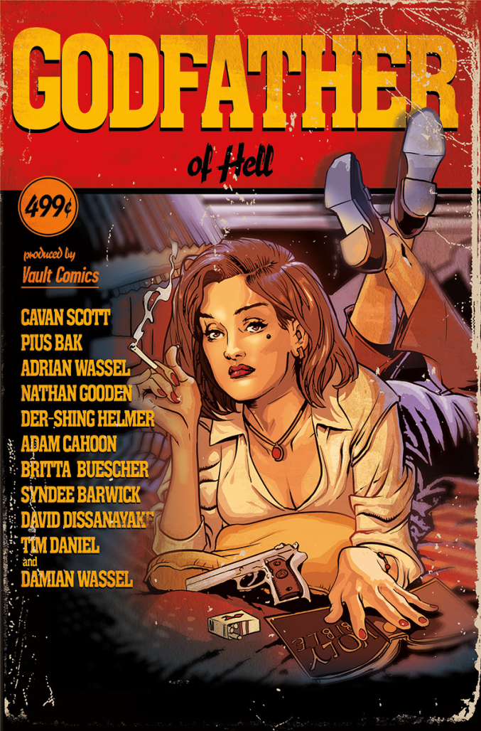 Godfather of Hell Pulp Fiction Variant Cover