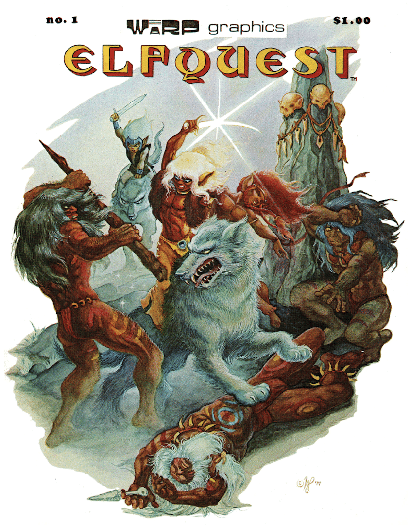 Cover of Elfquest #1 by Wendy Pini