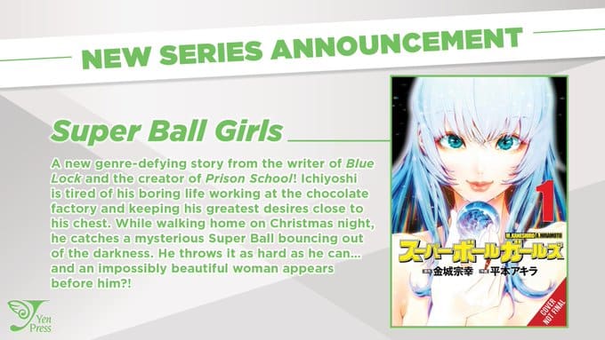 Super Ball Girls Yen Press slide