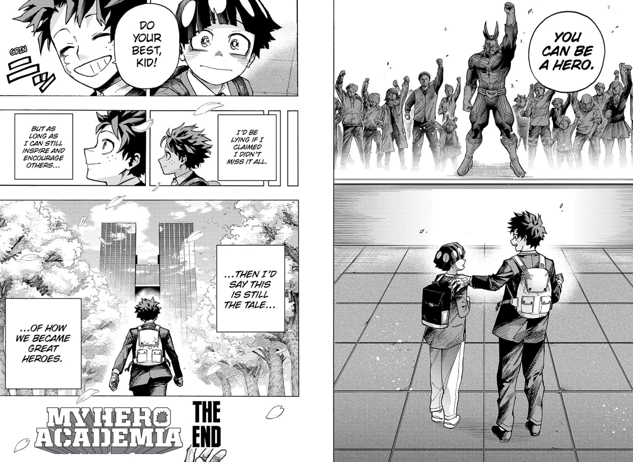 My hero academia final chapter