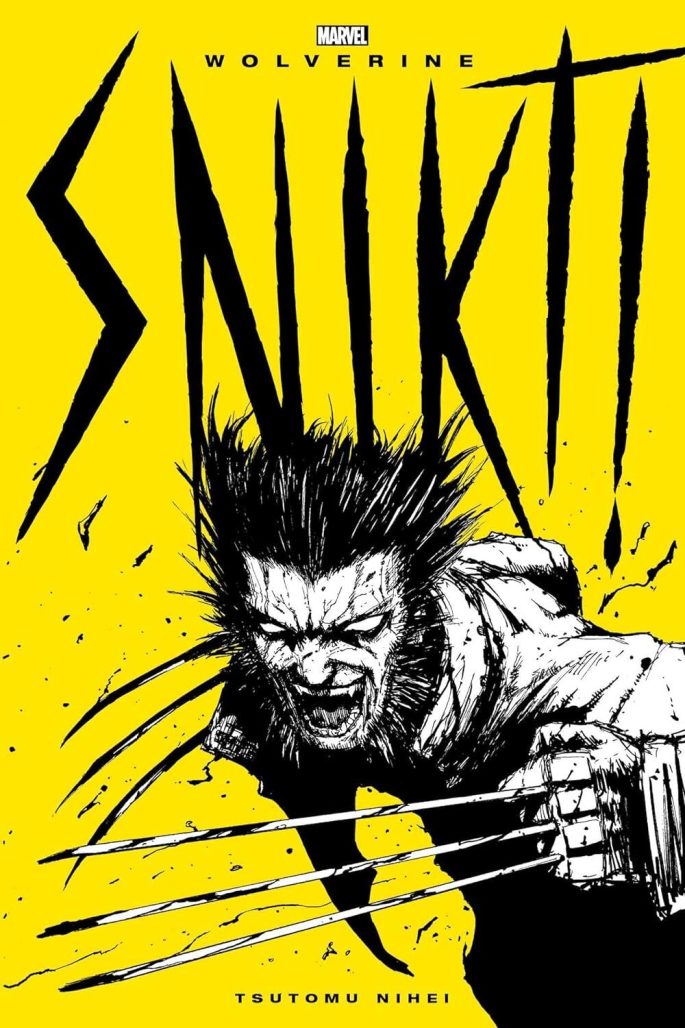 laugh! cover. A black and white logan extended its claws and roared.