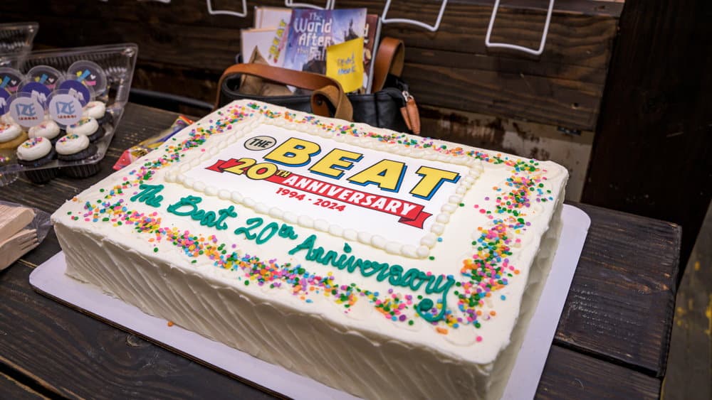 The Beat 20th Anniversary Cake