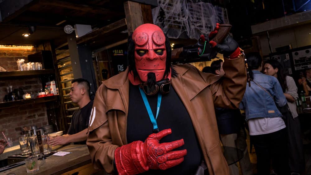 Hellboy Cosplay at Beat Party