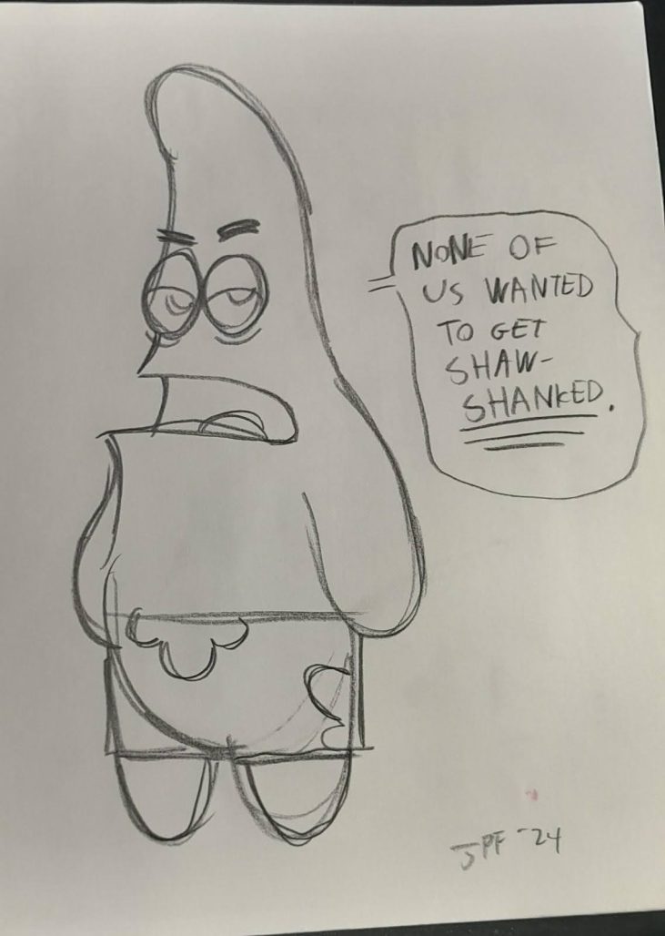 Patrick Star illustrated by Jeremy Fuscaldo