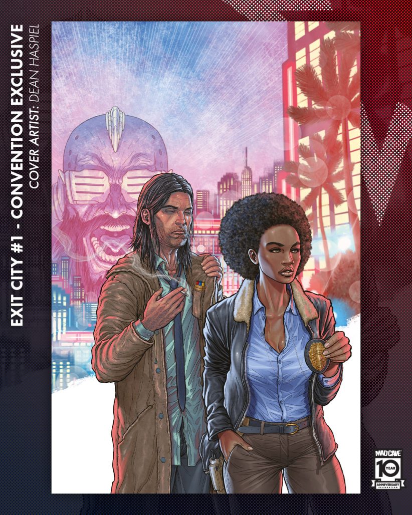 Exit City #1 NYCC 2024 Exclusive Cover Illustrated by Dean Haspiel