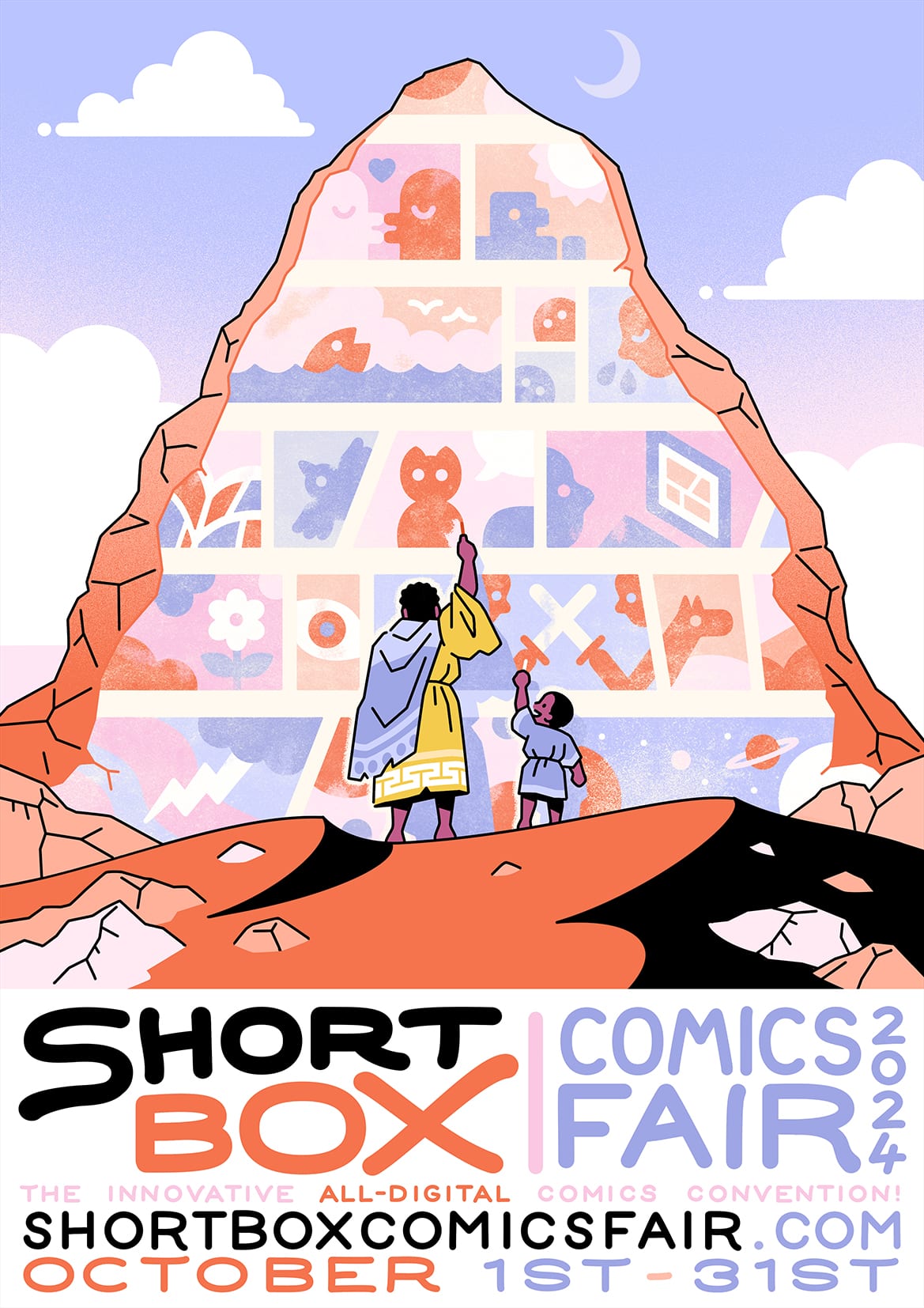 Joe Sparrow's 2024 ShortBox Comic-Con Poster