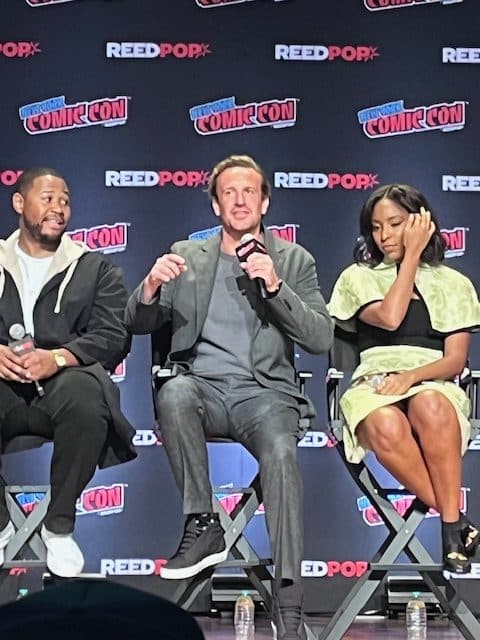 Jason Segal, Jessica Williams and Luke Tenney