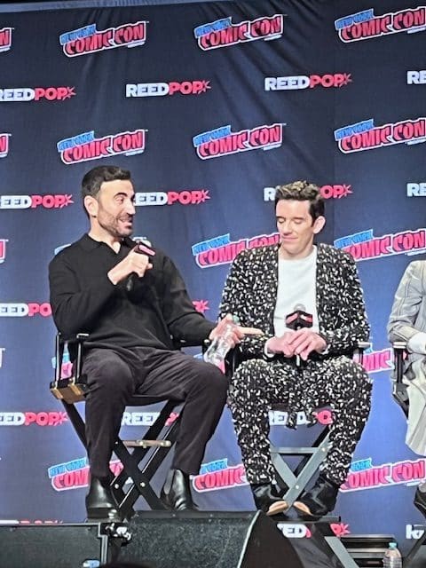 Downsizing the NYCC 2024 Panel Brett Goldstein and Michael Urie. 