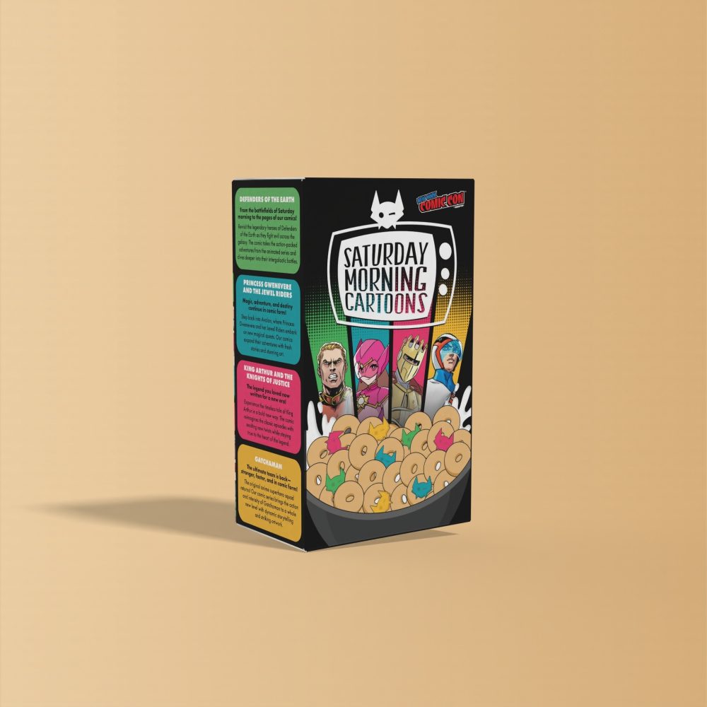 Mad Cave Studios Saturday Morning Cartoon Cereal Box